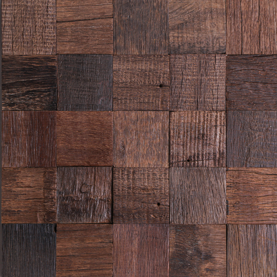 Tegel Mozaïek Hout Kika Caddo 30x30cm, artikelcode mosa