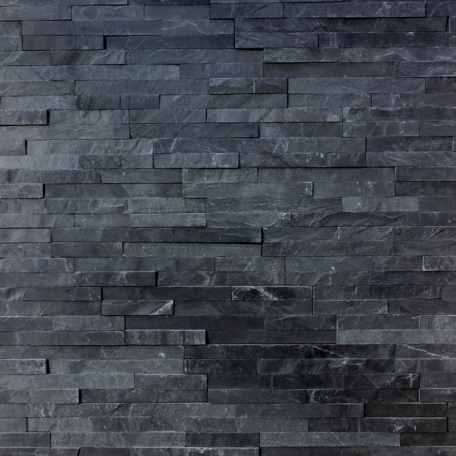 Tegel Steenstrip Leisteen Antraciet Wandstrip Natuursteen 40x10x1, artikelcode 9001018