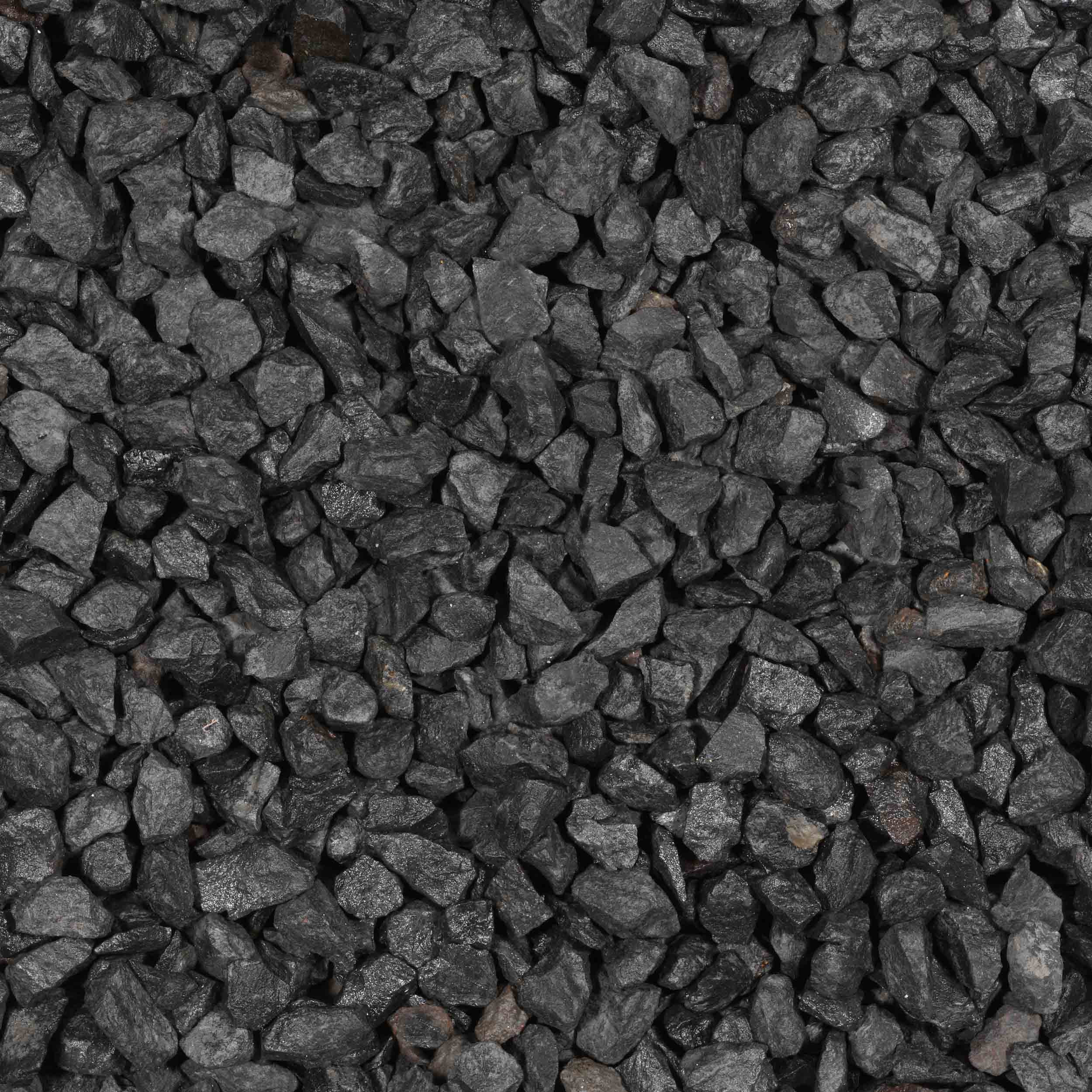 Tegel Basalt Zwart Split 2-5 mm Zakgoed, artikelcode BC-10308